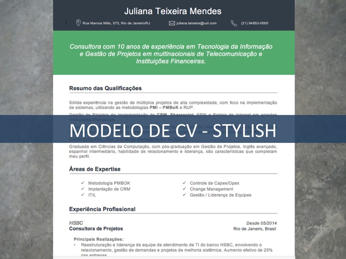 Modelo de CV - Stylish