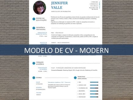 Modelo de CV - Modern